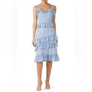 Alexia Admor Blue + White Floral Dress